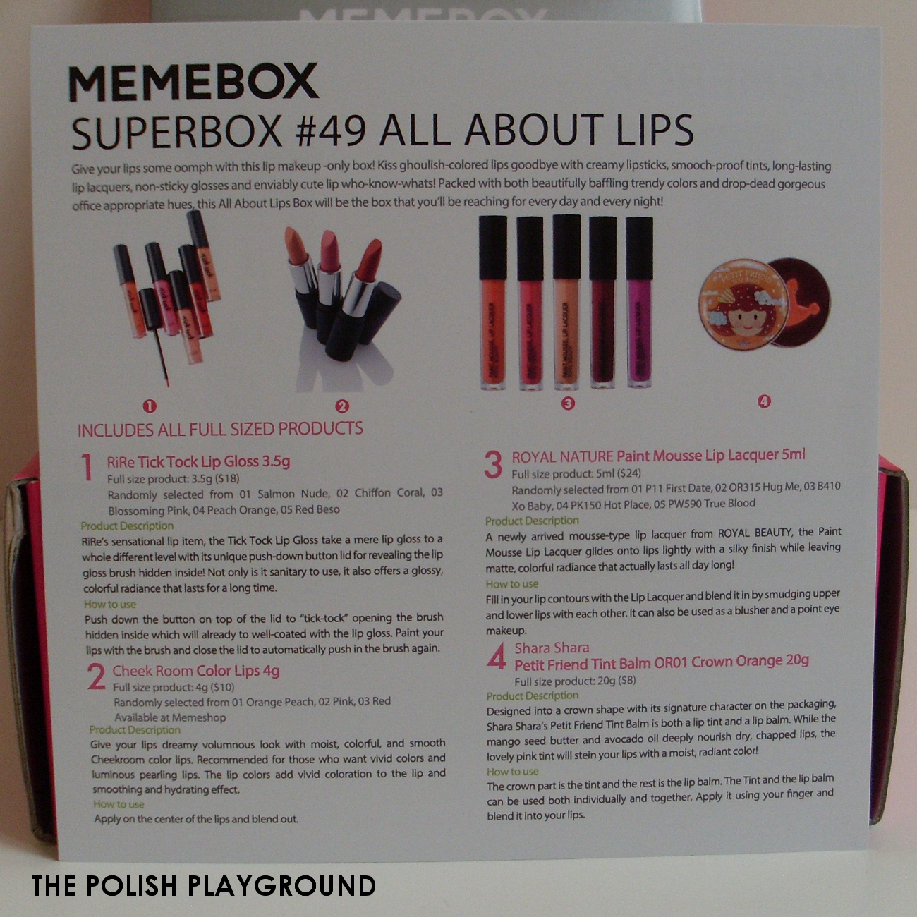 Memebox Superbox #49 All About Lips Unboxing