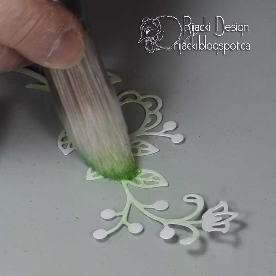 Rijacki's Garden Gate gatefold, die cuts