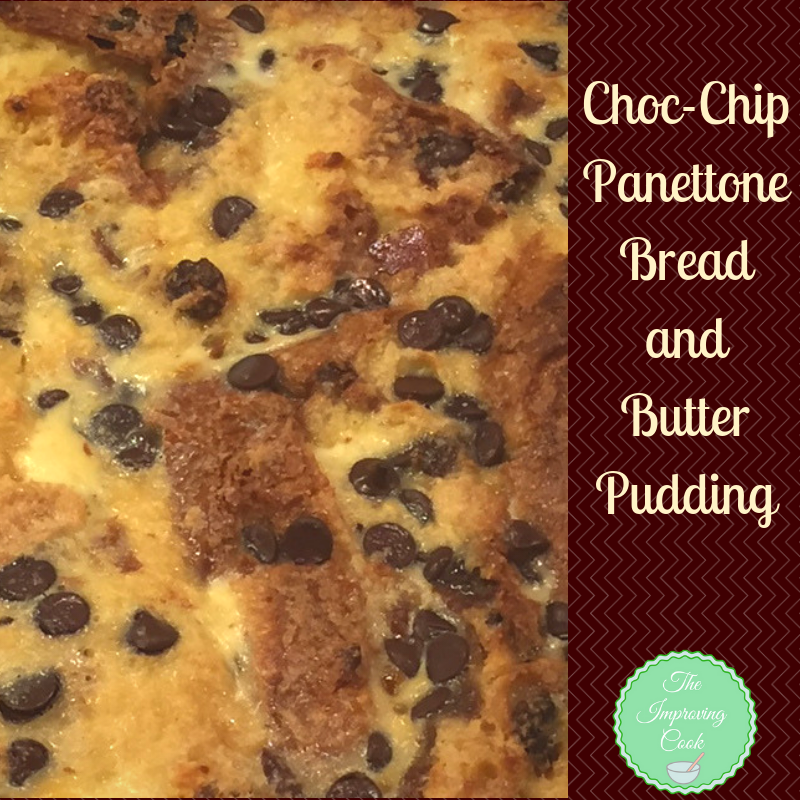 ChocChip Bread and Butter Pudding
