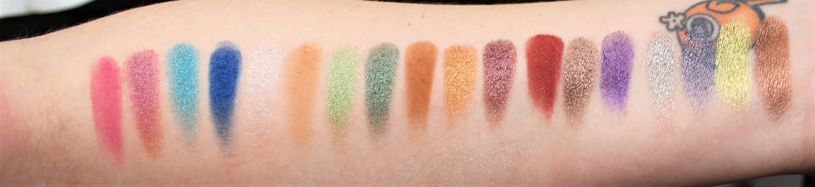 Urban Decay Elements Palette Review and Swatches