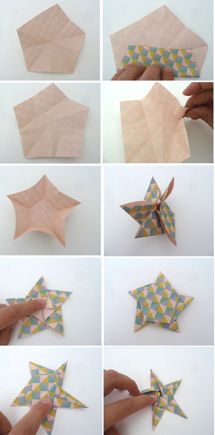Origami Events: Tuto mobile étoiles en origami