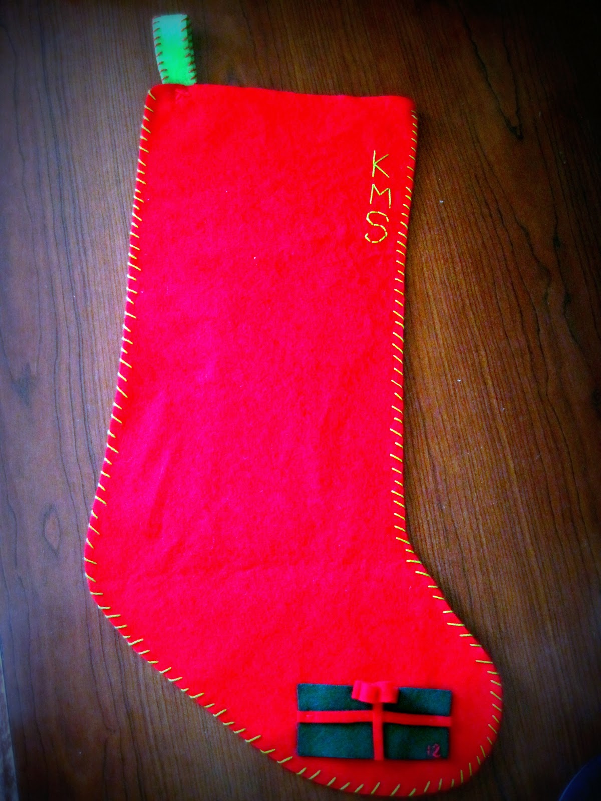 Circles Of Sunshine DiY Kids Felt Christmas Stocking