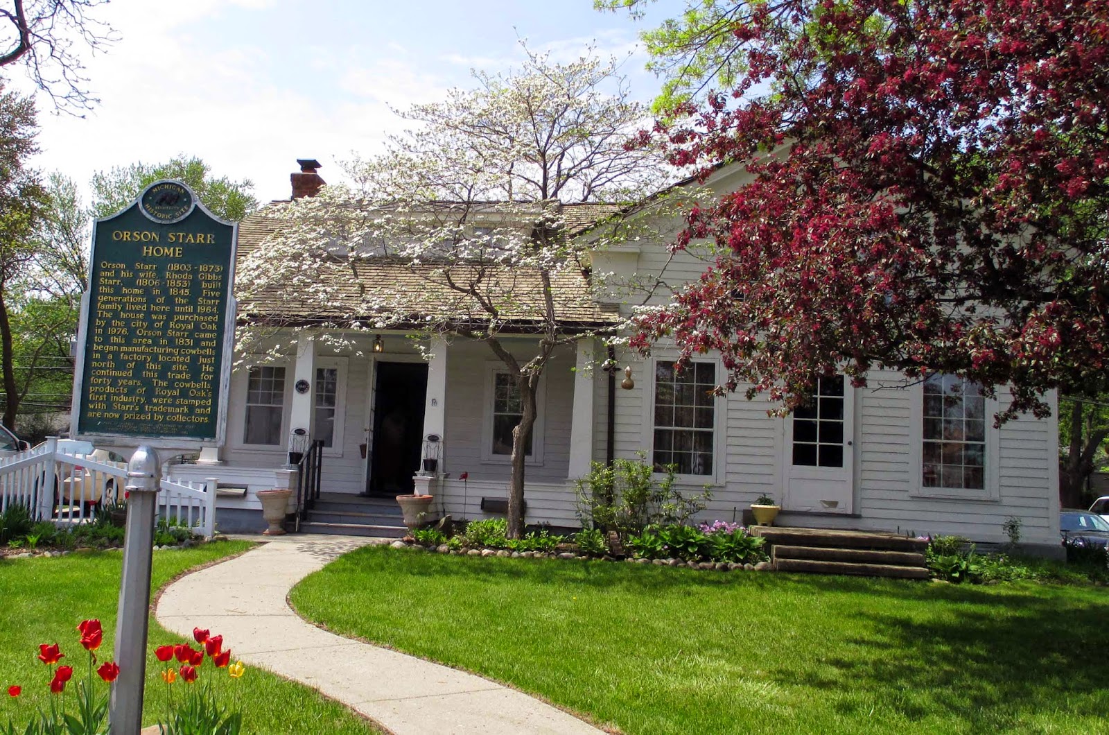 The Literate Quilter The 1845 Orson Starr House of Royal Oak, Michigan