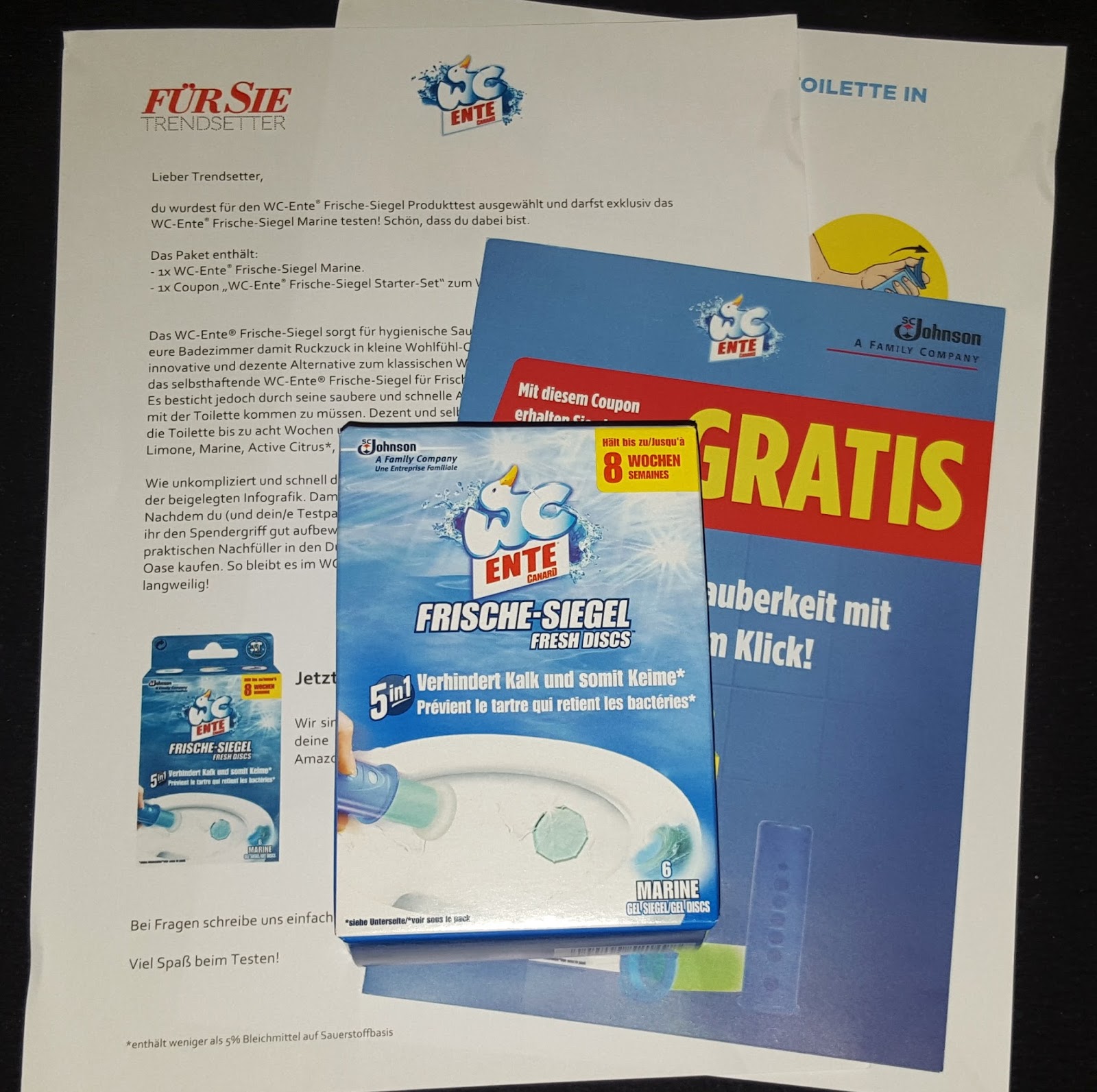 Muttis Produkttest Blog: WC-Ente Frische-Siegel Marine