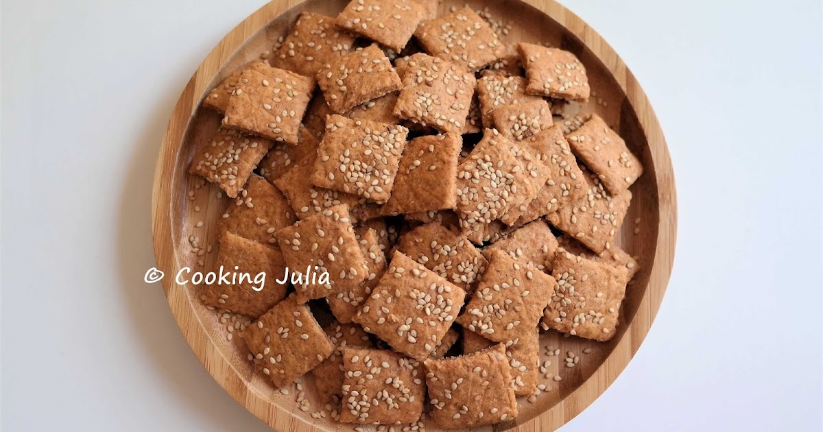 CRACKERS À LA TOMATE Healthy Julia