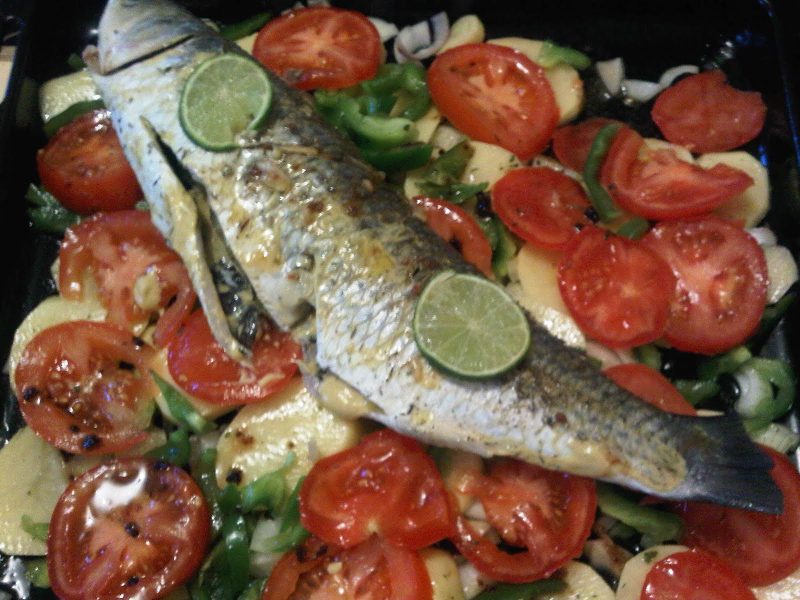 ♣ lilybaccara ♣: RECETTE DU MULET AU FOUR - POISSON