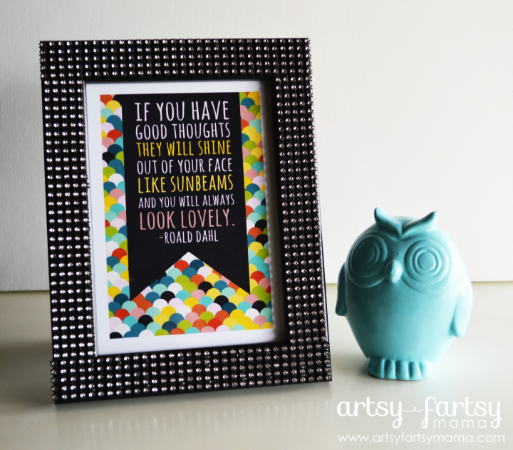 Frame Makeover with Darice Bling on a Roll