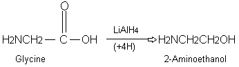 Amino Acid Reduction With LiAlH4.