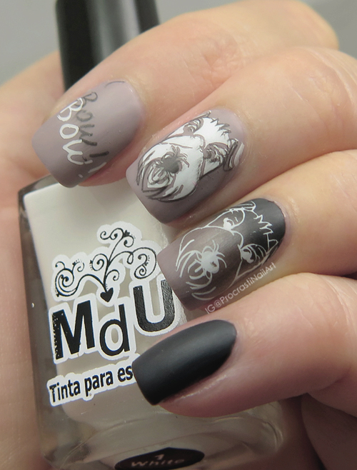 Nail Art // Double Stamped Scottie Dog Nails - ProcrastiNails Nail Art // Double Stamped Scottie Dog Nails - Nail Art // Double Stamped Scottie Dog Nails - ProcrastiNails