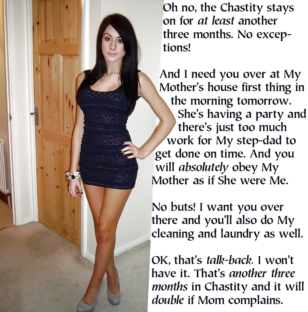 Slave in chastity: Captions XXI.