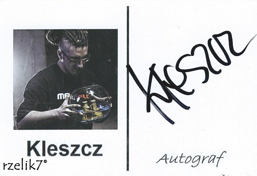 rzelik7 autografy (autographs collection) Kleszcz
