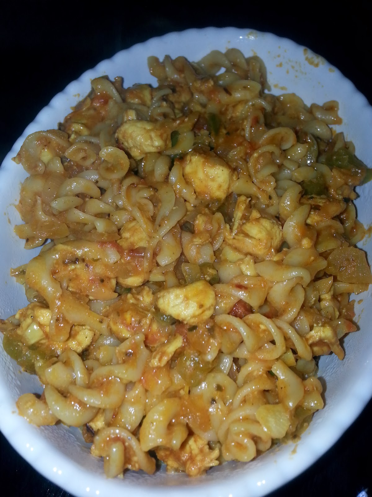 chicken fettuccine with spiral noodles chicken fettuccine with spiral noodles