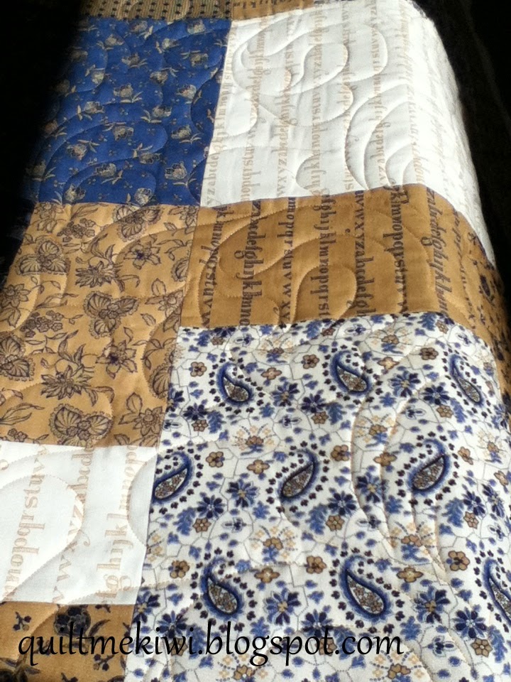 quiltmekiwi Two all over quilting design (edge to edge) quilts.