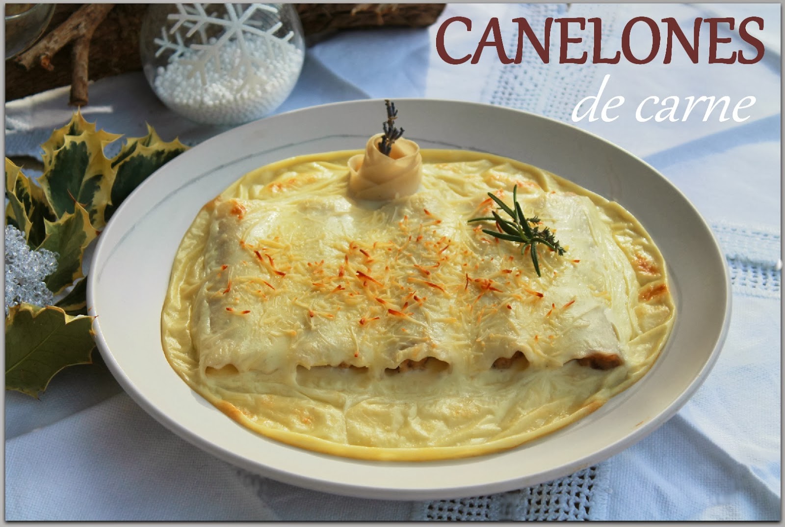 Canelones de carne