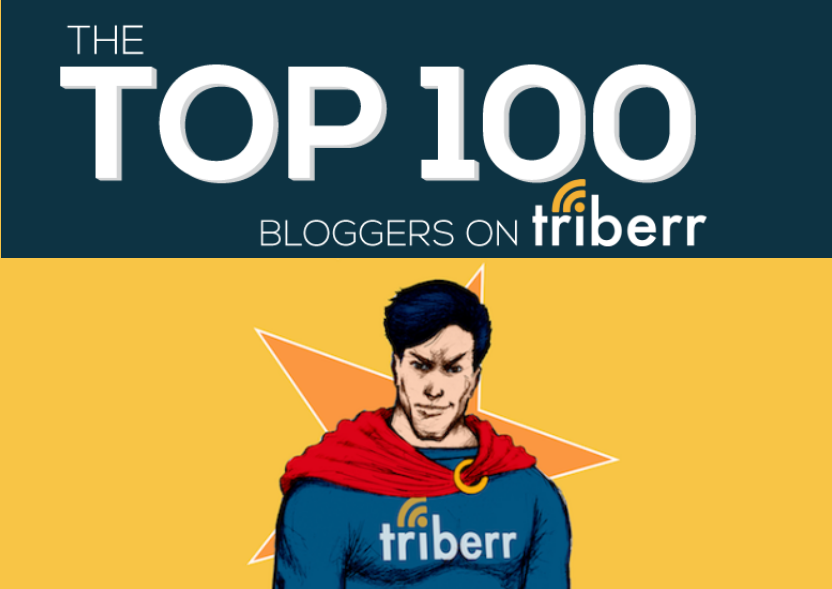 100 Top Bloggers To Follow On Triberr 2014 - infographic