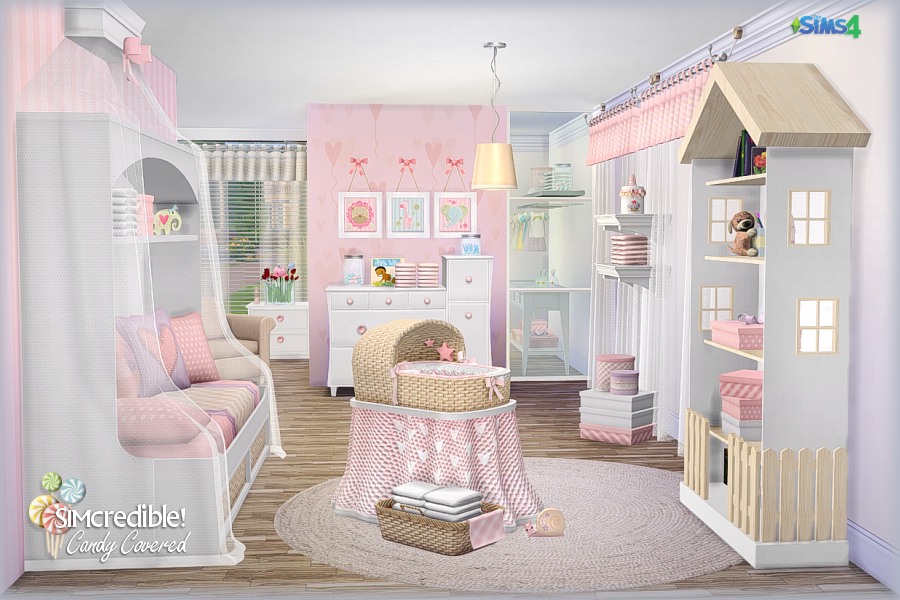 My Sims 4 Blog: Candy Covered Kid's Room Set by ...