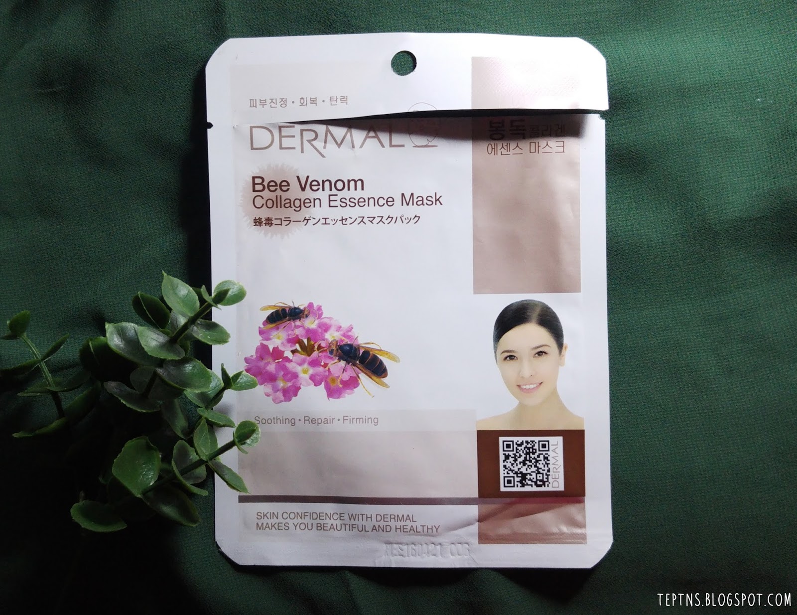 Dermal Bee Venom Collagen Essence Mask Review Tep Tries New Stuff