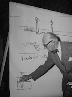 le Corbusier dibujando