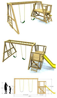 Diseños de juegos de madera para niños