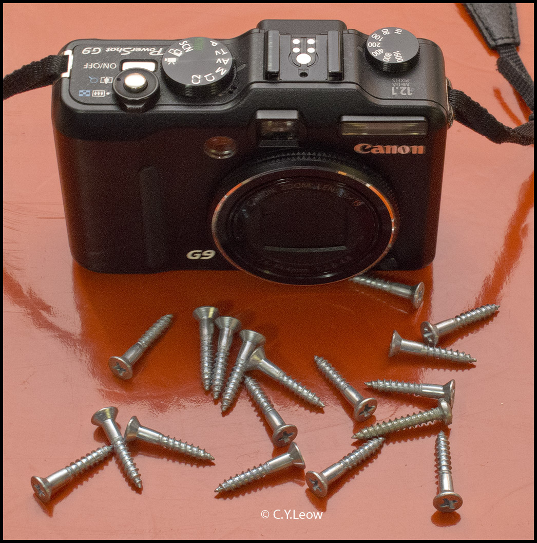 Man Behind Lens Canon G7 G9 Loose Screws Fiasco!
