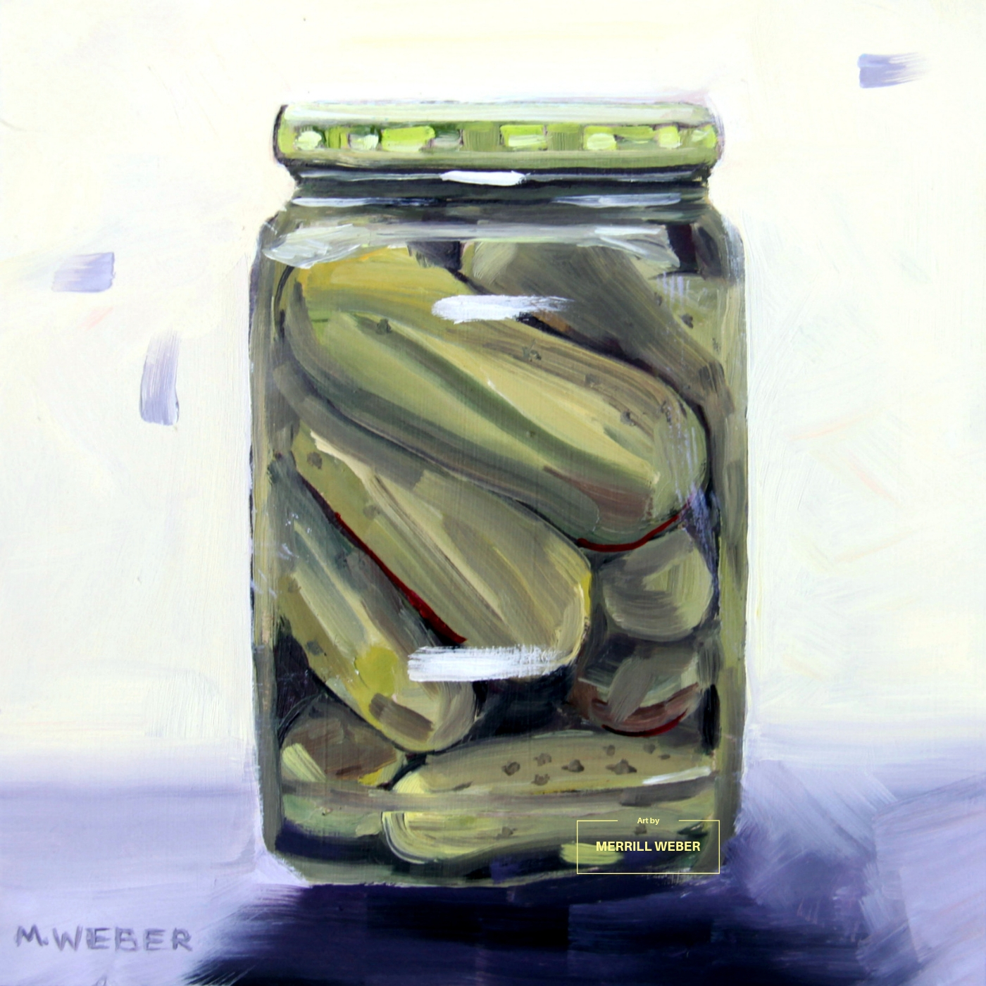 MERRILL WEBER ART DILL PICKLES