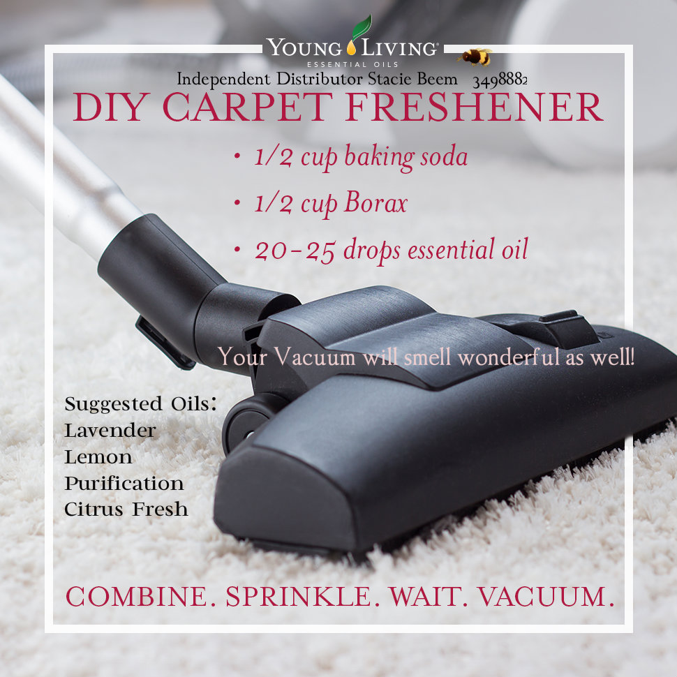 You Know I Love to Share Homemade Carpet Freshener with Young Living