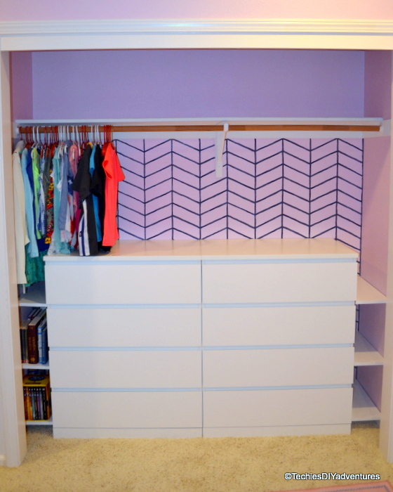 Techie S Diy Adventures Closet Organization Using Ikea Malm Dressers