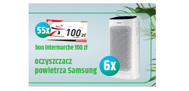 Wygraj oczyszczacz powietrza Samsung Konkurs