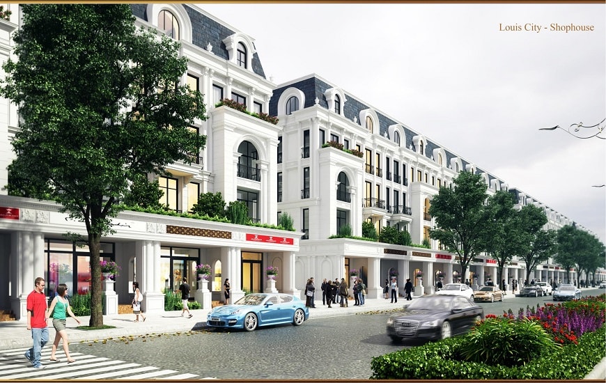 Thiết kế nhà Shophouse Louis City Thiết kế nhà Shophouse Louis City