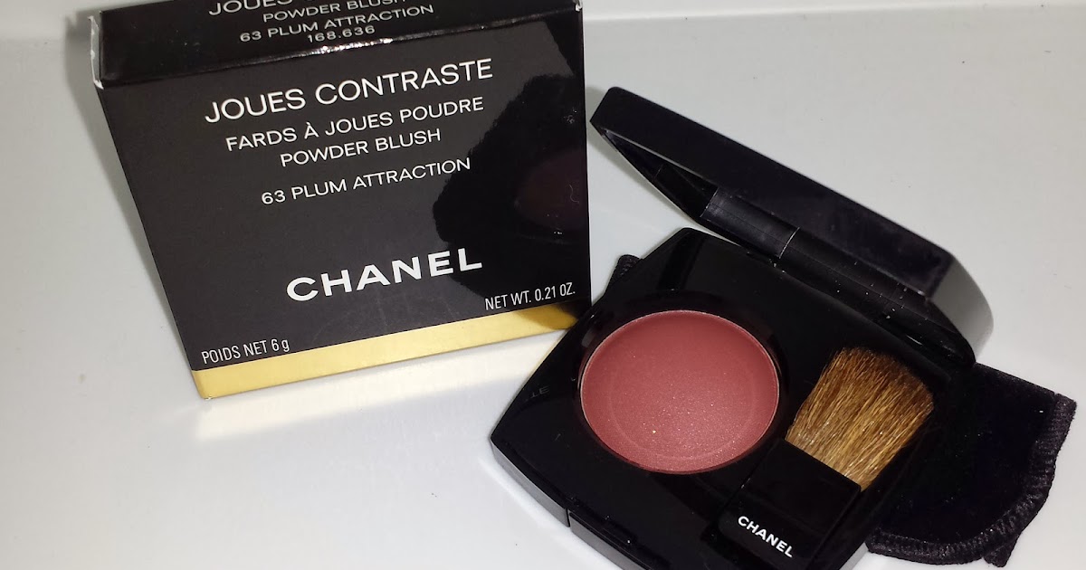 eksegese sort Ged Jayded Dreaming Beauty Blog : 63 PLUM ATTRACTION CHANEL JOUES CONTRASTE  POWDER BLUSH - SWATCHES AND REVIEW