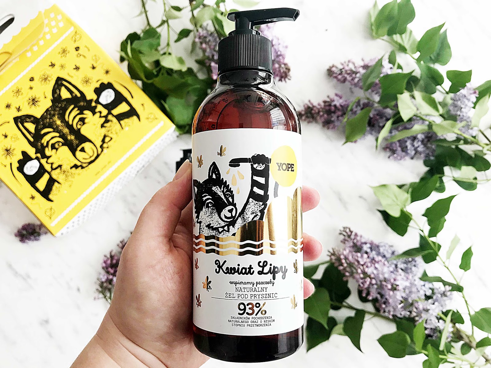 Yope Kwiat Lipy Wspieram Pszczoły Naturalny żel Pod Prysznic