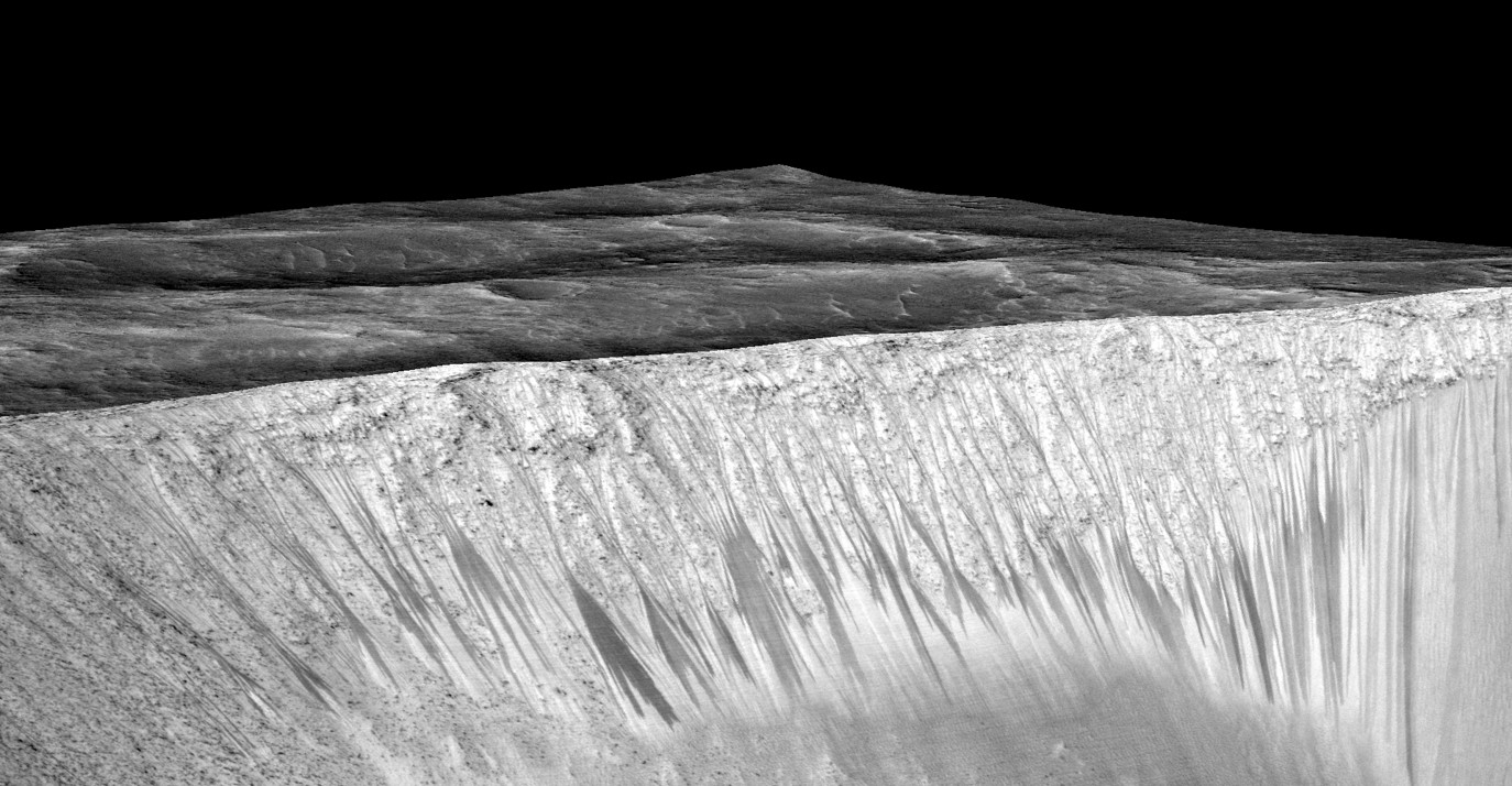 NASA Confirms Evidence That Liquid Water Flows on Today’s Mars
