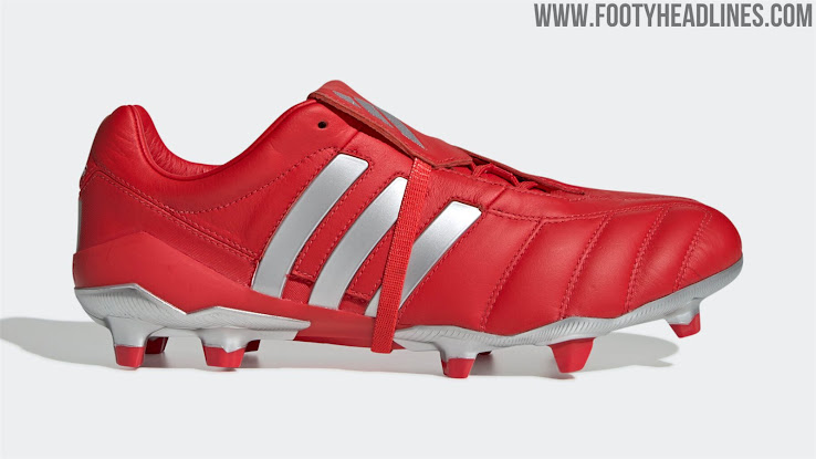 new red predator boots