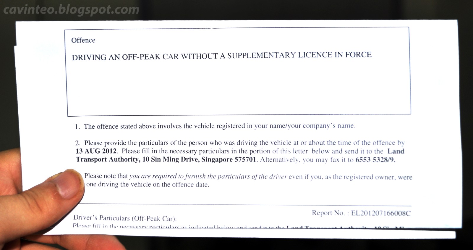 How To Write Appeal For Traffic Offence