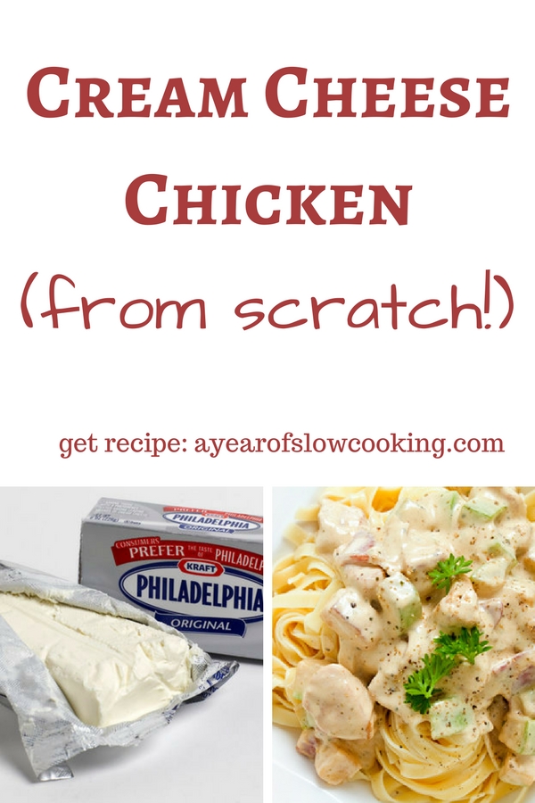 CrockPot Cream Cheese Chicken Recipe A Year of Slow Cooking