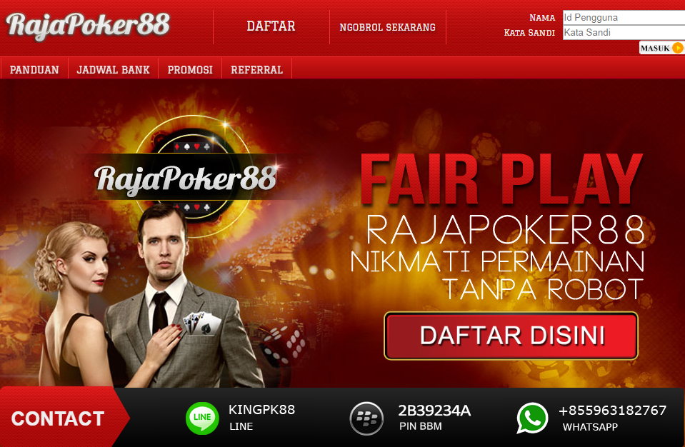 Rajapoker88 Situs Agen Judi Poker Domino QQ Paling Banyak Di Cari