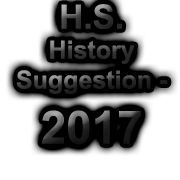H.S. History Suggestion 2017 (80%) H.S. History Suggestion 2017 (80%)