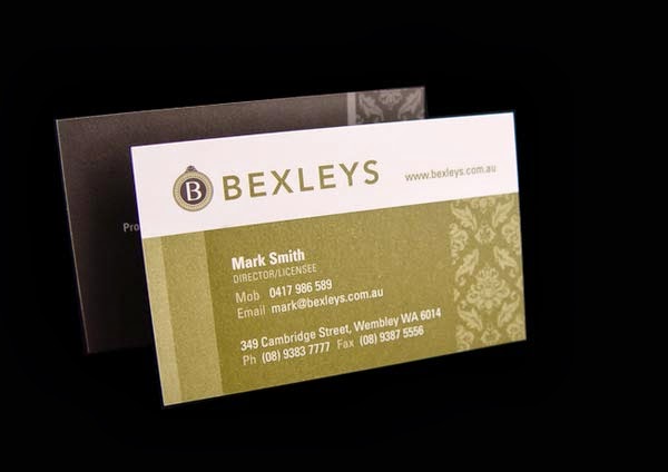 luxury business card