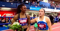 Jaide Stepter and Phil Healy 2019 MillroseGames 400m