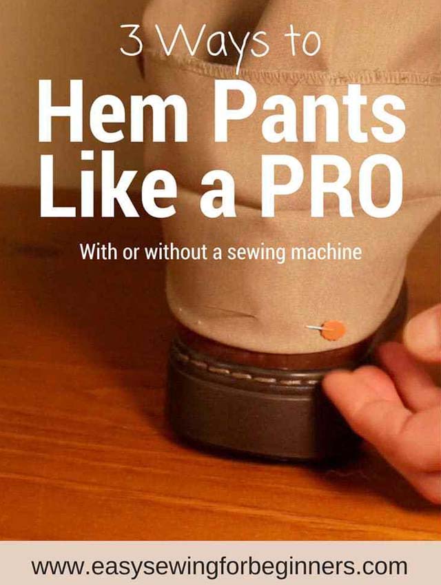 Threading My Way Showcasing 3 Ways To Hem Pants Video Tutorials