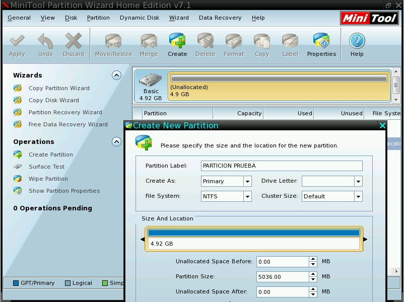 ¿BUSCAMOS SOFTWARE? MINITOOL PARTITION WIZARD HOME EDITION