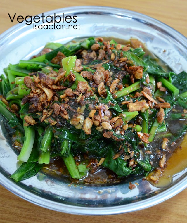 Vegetables in oyster sauce