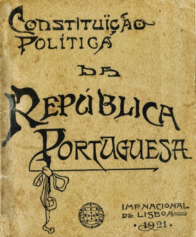 Almanaque Republicano CONSTITUIÇÃO POLÍTICA DA REPÚBLICA PORTUGUESA Almanaque Republicano CONSTITUIÇÃO POLÍTICA DA REPÚBLICA PORTUGUESA