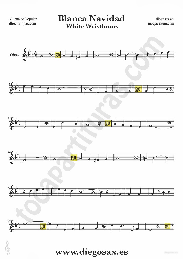tubescore-white-christmas-sheet-music-for-oboe-christmas-carol-music-score