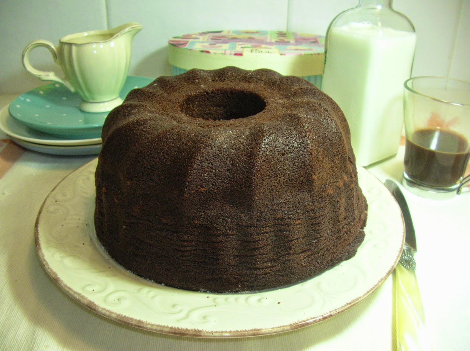 Nuvola Glacé / Mary Bundt cake de CocaCola y chocolate