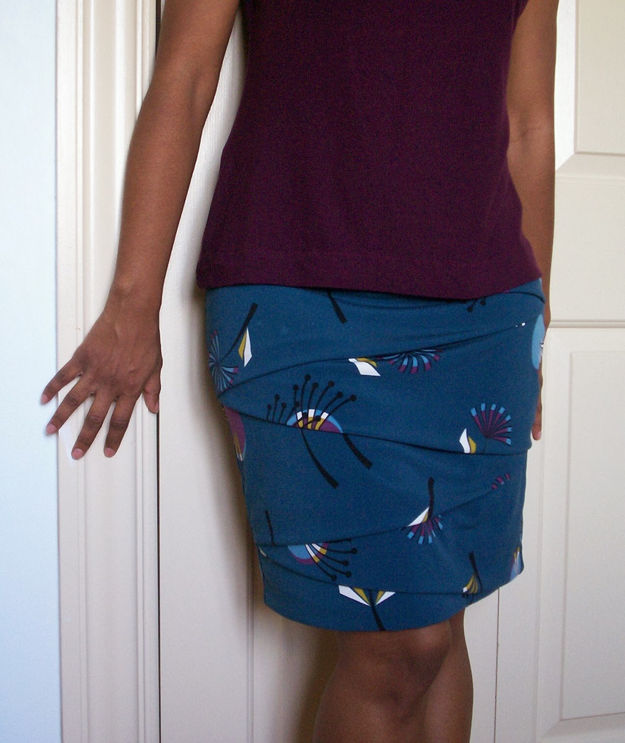 As I Said...: Layered Folds Skirt - Paprika Patterns Jade