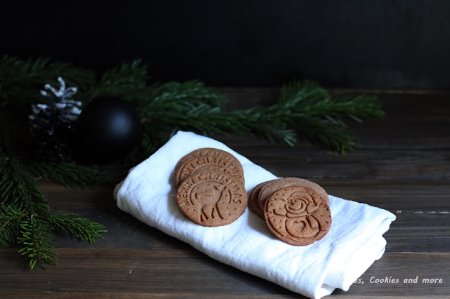 Stempelcookies mit weihnachtlichen Gewürzen