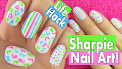 nail designs sharpie easy nails hacks beauty sara diy sarabeautycorner corner beginners pretty polish hack quick craft lifestyle crazy core