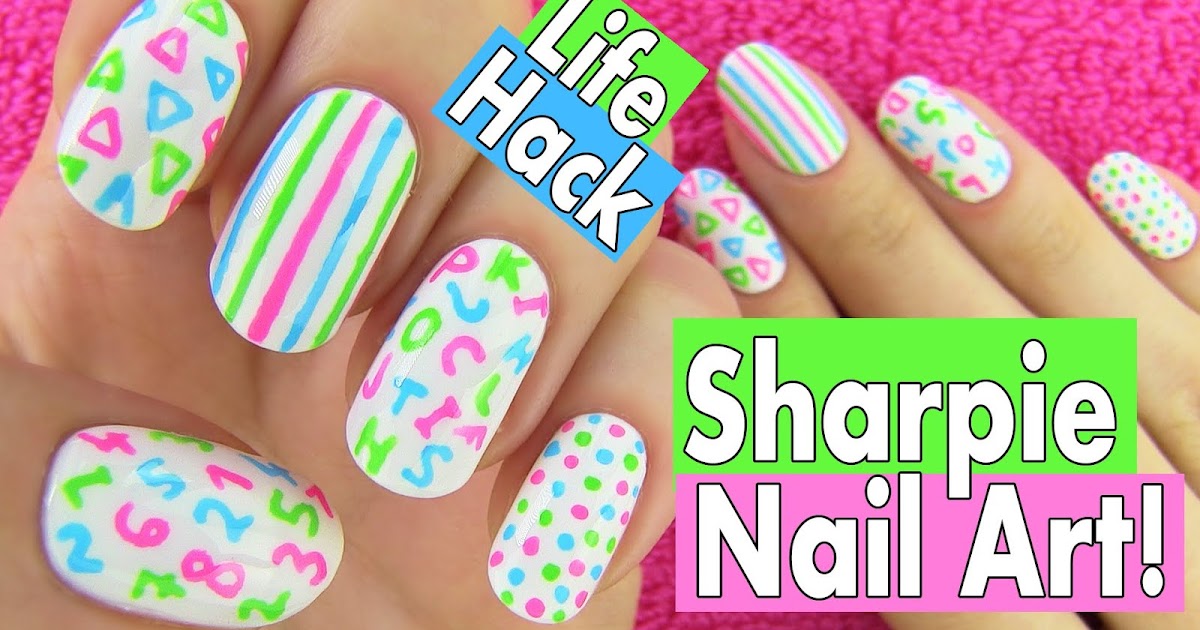 Sharpie nail art hacksDIY