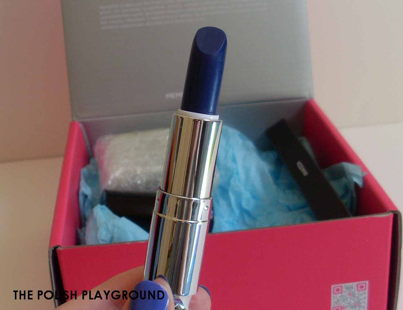 Memebox Colorbox #3 Blue Unboxing - Ruahin Magic Lipstick Blue